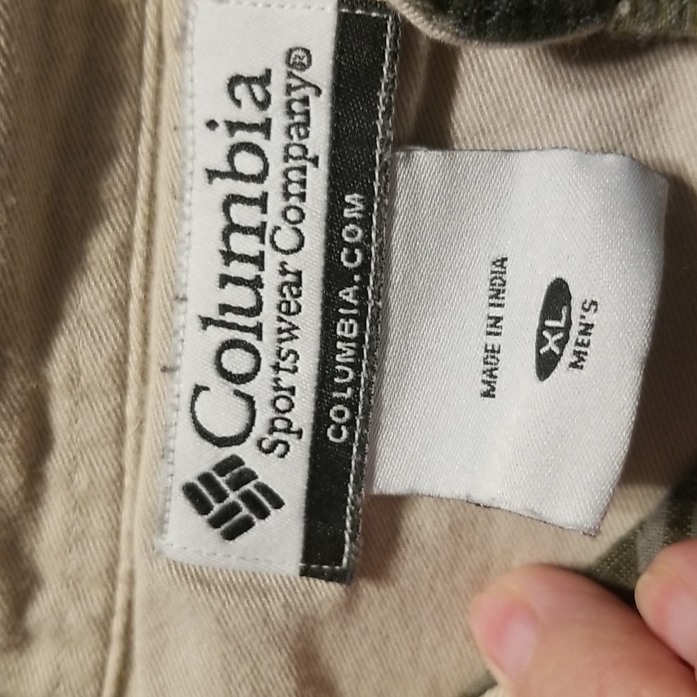 💥COLUMBIA SPORTSWEAR CO. Men's XL Plaid button up 100% cotton EUC CL#43 - Picture 3 of 5